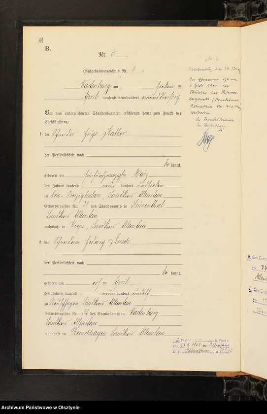 image.from.unit.number "Heirats-Haupt-Register Nr 1 - 38"