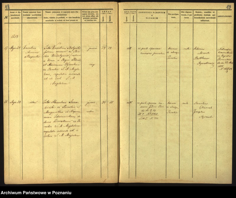 Obraz 12 z jednostki "Księga małżeństw"