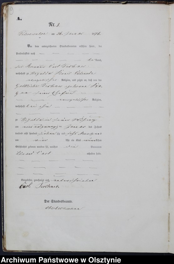 image.from.unit.number "Geburts-Hanupt-Register Nr 1 - 160"