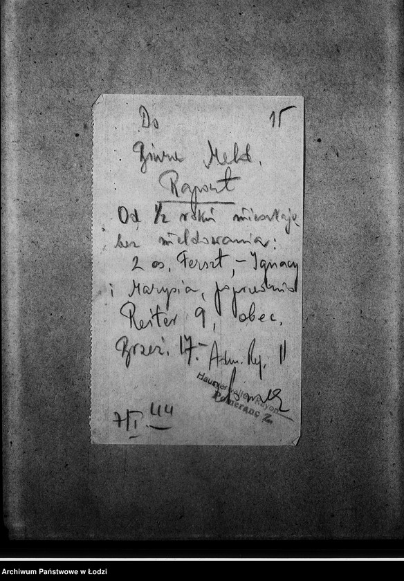 Obraz 18 z jednostki "[Korespondencja z Wydziałem Kart w sprawie skreślenia osób wymeldowanych]"