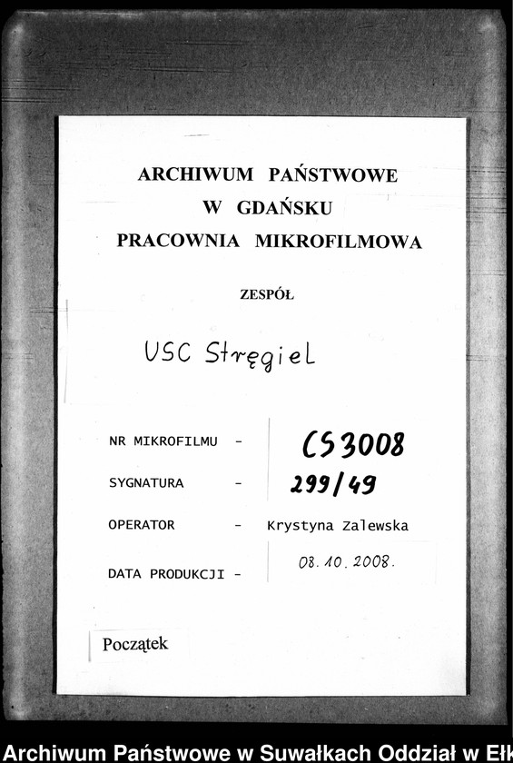 image.from.unit.number "Heiraths-Neben-Register des Preussischen Standes-Amtes Gr. Strengeln Kreis Angerburg"