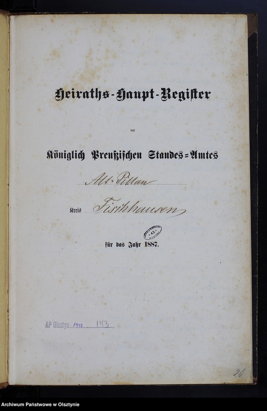 image.from.unit.number "Heiraths-Haupt-Register Nr 1 - 24"