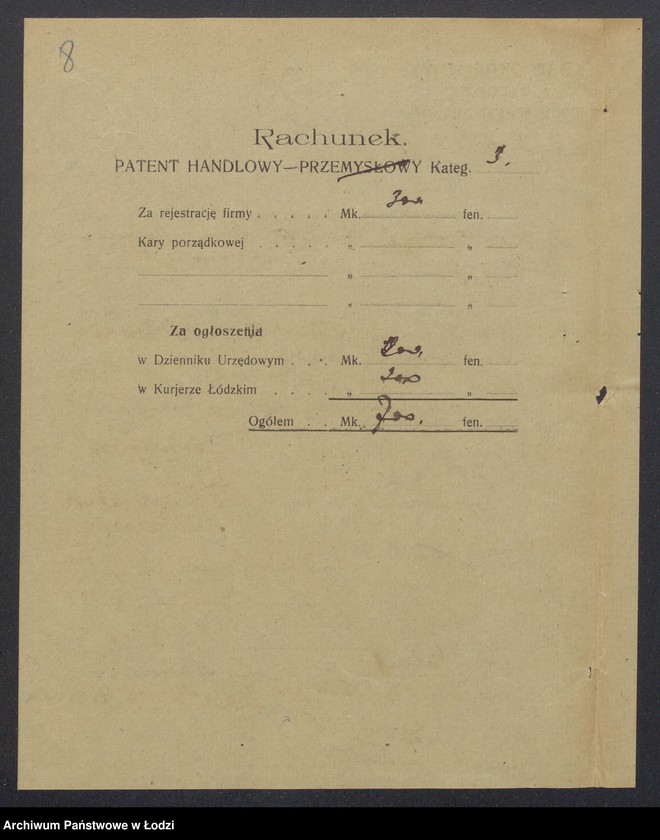 Obraz 10 z jednostki "Lauzer Hersz Herman- sprzedaż przędzy"