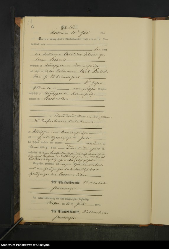 image.from.unit.number "Sterbe-Neben-Register Nr 1 - 19"