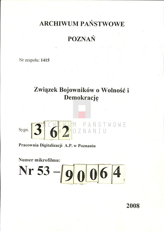 Obraz 1 z jednostki "Relacje i wspomnienia dotyczące powstania wielkopolskiego w Jarocinie i okolicy."