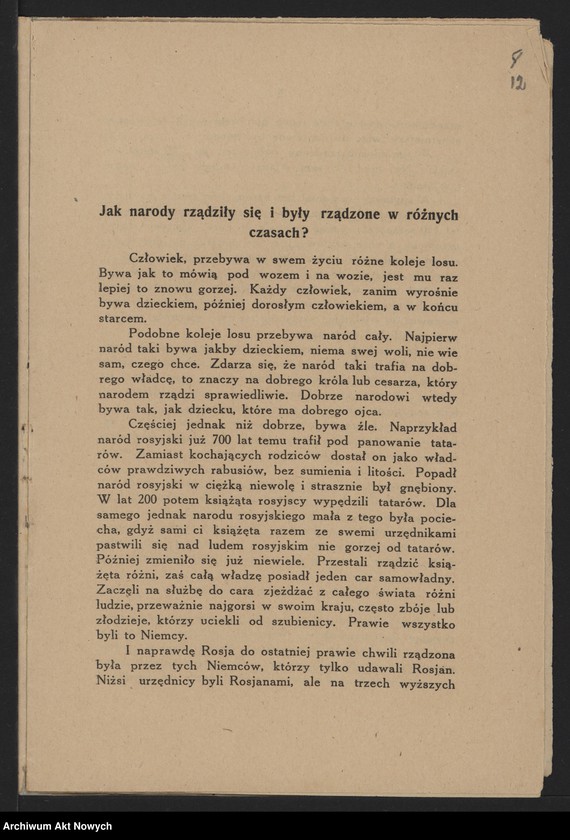 image.from.unit.number "Włościański Związek Oświaty - prośby o pomoc i poparcie, wydawnictwa - broszury antykomunistyczne"