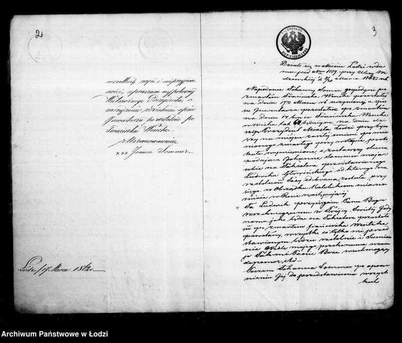 Obraz 6 z jednostki "Akta tyczące się dopełnionego spisu inwentarza pozostałości po zmarłym Franciszku Wencke"