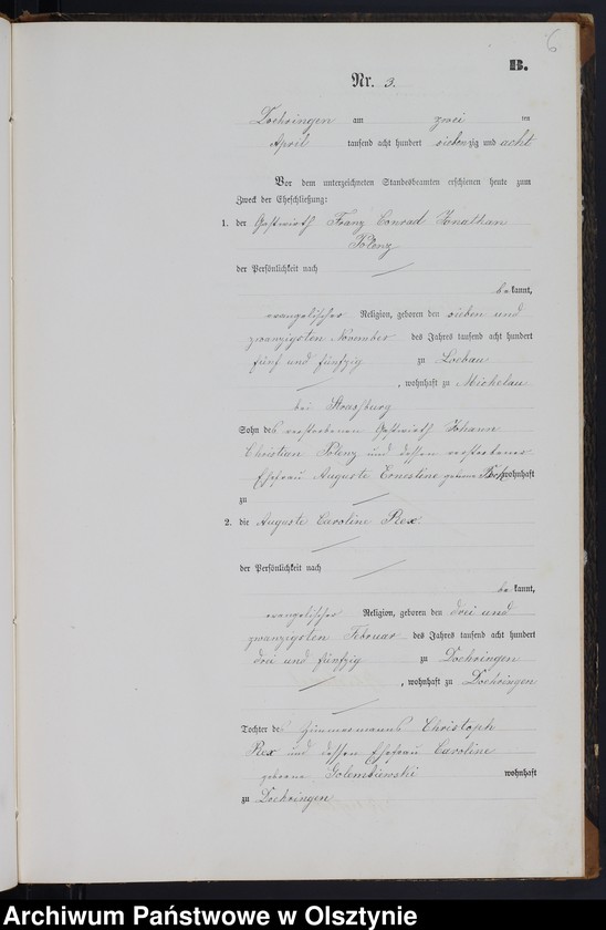 image.from.unit.number "Heiraths-Neben-Register Nr 1 - 16"