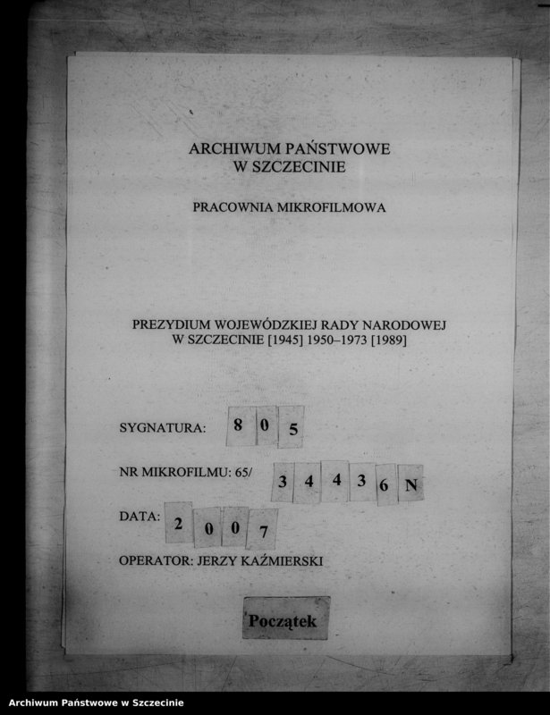 Obraz 1 z jednostki "Protokół posiedzenia Prezydium Wojewódzkiej Rady Narodowej nr 4, miesiąc styczeń"