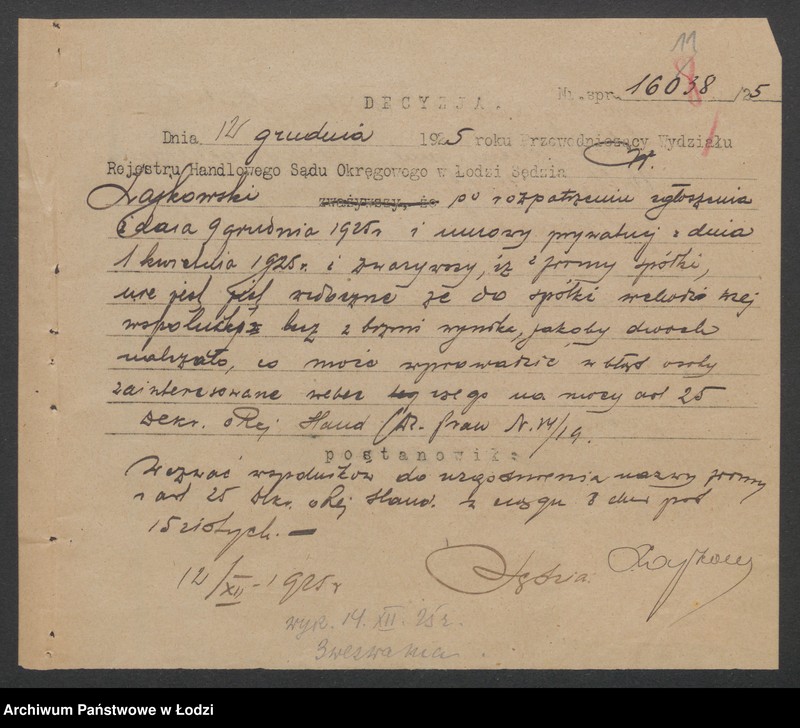 Obraz 13 z jednostki "Braeutigam i Matejko i S-ka- przedsiębiorstwo robót budowlanych"