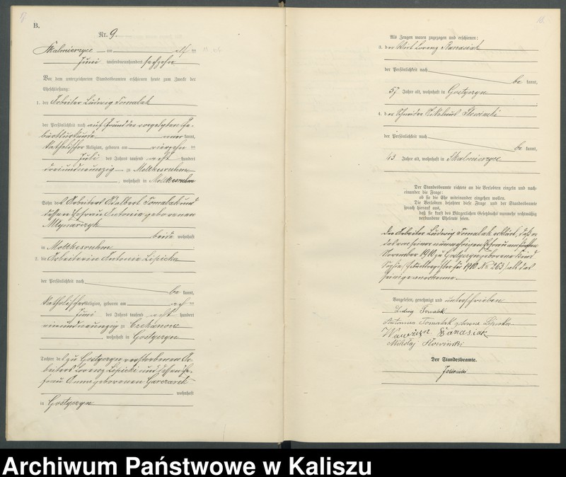 Obraz 13 z jednostki "[Księga małżeństw]"