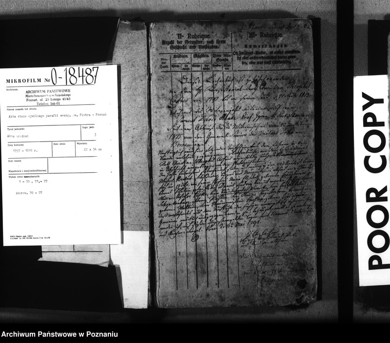 Obraz 3 z jednostki "Kirchenbuch Geborenen"