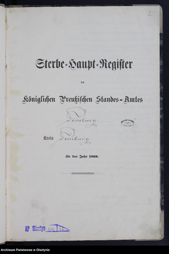 image.from.unit.number "Sterbe-Haupt-Register,Tom I,Nr 1 - 154"