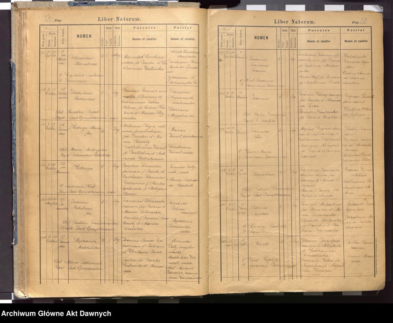 image.from.unit.number "Parafia: Lwów, par. św. Marcina. Dekanat: Lwów. Księga metrykalna urodzeń, ślubów i zgonów dla parafii miejskiej i przedmieść: Zamarstynów i Zniesienie."