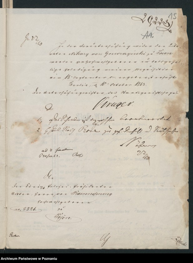 Obraz 20 z jednostki "A. betr. Nikary von Gruszczyński"