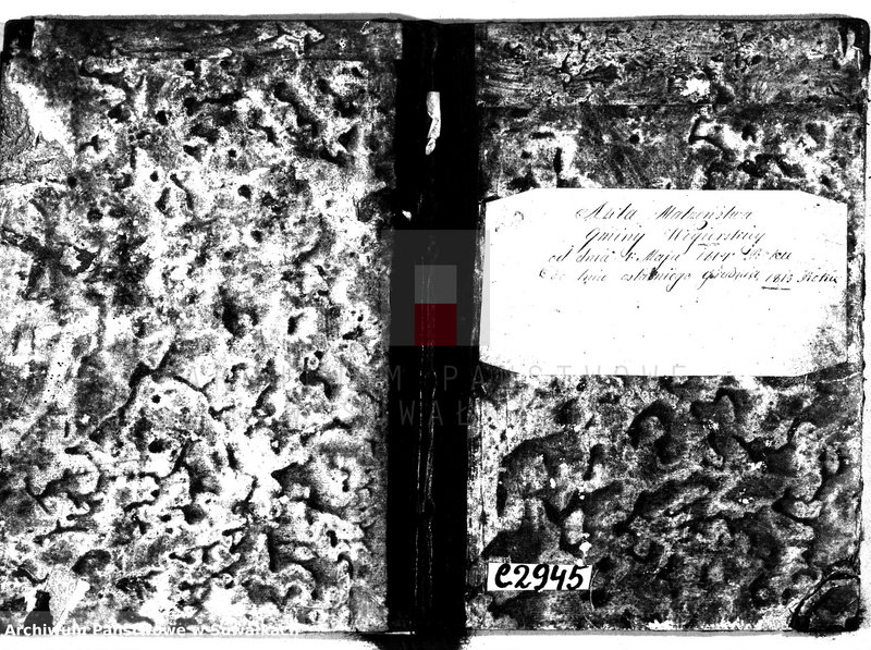 image.from.unit.number "Akta małżeństw gminy wigierskiey od 1-go maja 1814 do dnia ostatniego kwietnia 1815 roku"
