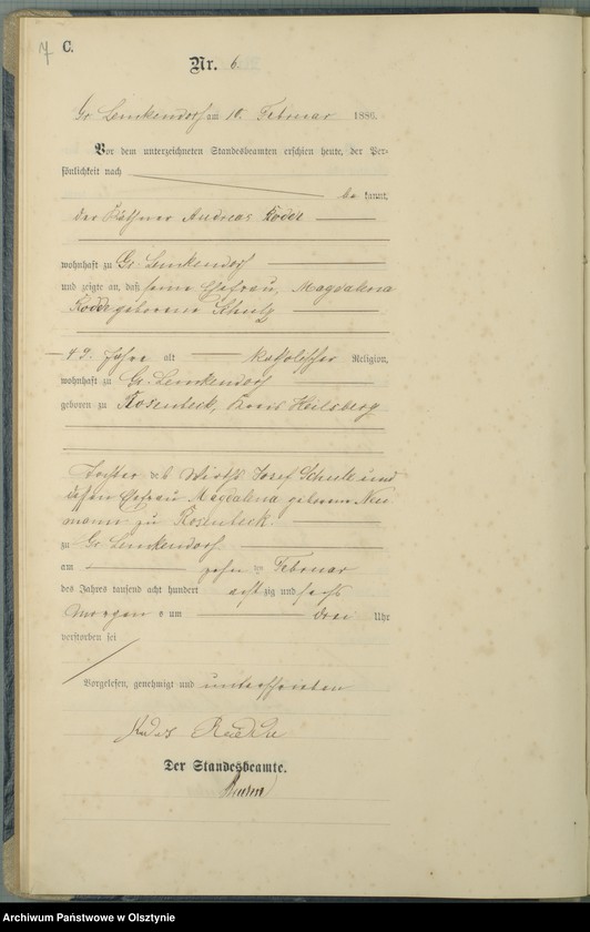 image.from.unit.number "Sterbe-Haupt-Register Nr 1 - 79"