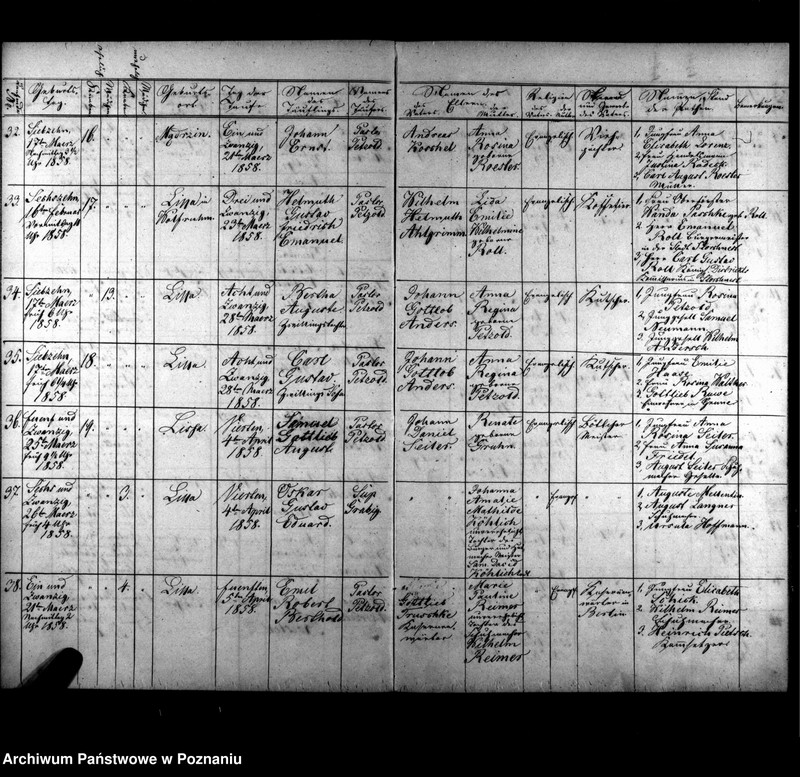 Obraz 19 z jednostki "Duplikat der Getrauten, Gebornen u. Verstorbenen"