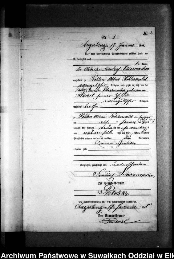 image.from.unit.number "Geburts-Neben-Register des Preussischen Standes-Amtes Kehlen Kreis Angerburg"