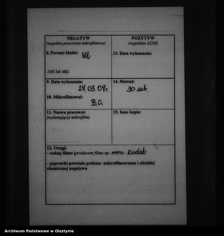 image.from.unit.number "Wartenburg /Stadt, Hospital, Kloster, Pfarrkirche, Erzpriesterei, Strafanstalt, Schule/ Wuttrienen [rysy historyczne]"