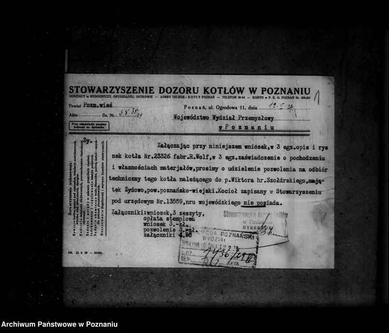 Obraz 5 z jednostki "Majątek ziemski Szołdrskiego w Źydowie powiat poznański nr woj. kotła 6276"