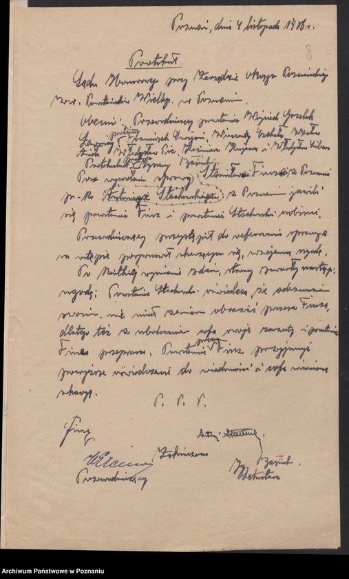 Obraz 11 z jednostki "Składy osobowe Sądu Honorowego Związku Weteranów Powstań Narodowych Rzeczypospolitej Polski i Związku Powstańców Wielkopolskich."