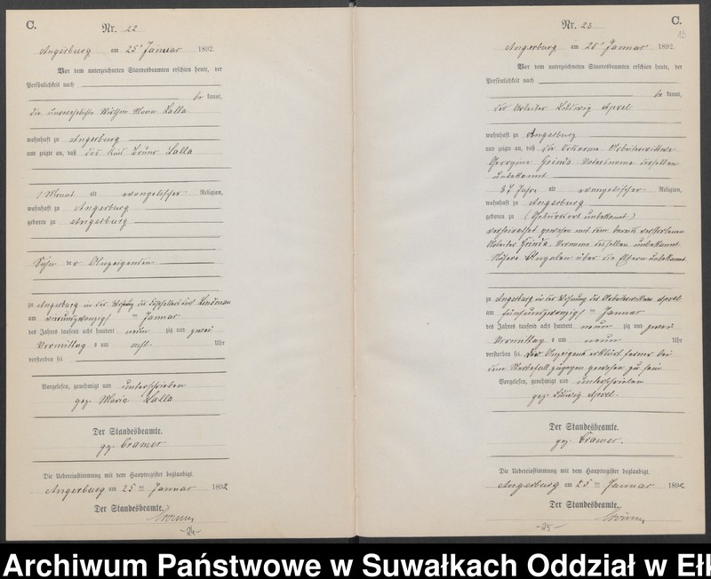 image.from.unit.number "Sterbe-Neben-Register des Preussischen Standes-Amtes Angerburg Kreis Angerburg"