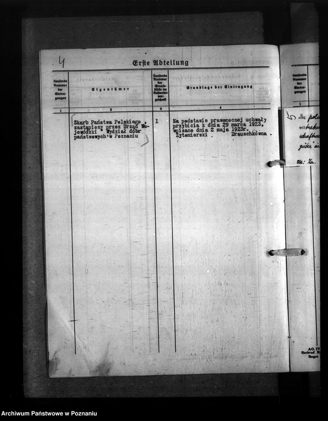 Obraz 8 z jednostki "Grundstück Wilhelmstr. 23 in Posen zum Ausbau der Raczyński Bibliothek"