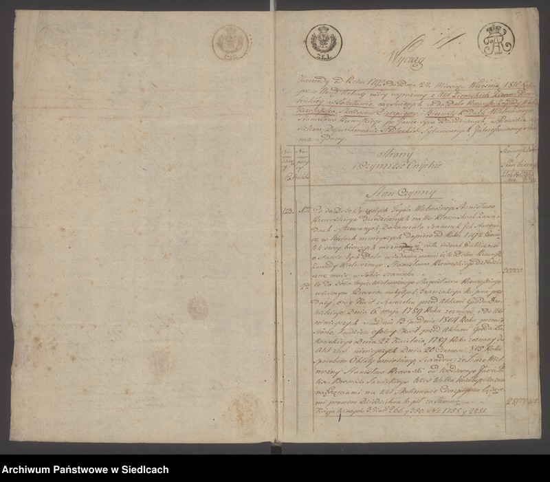 image.from.unit.number "[Dobra ziemskie Rzewuski Zawady oraz Wólka Kozołupska, Cierpigórz, Skolimów, Rzewuski, Biernaty Rudnik, Biernaty Stare, Wojnów] zbiór dokumentów"