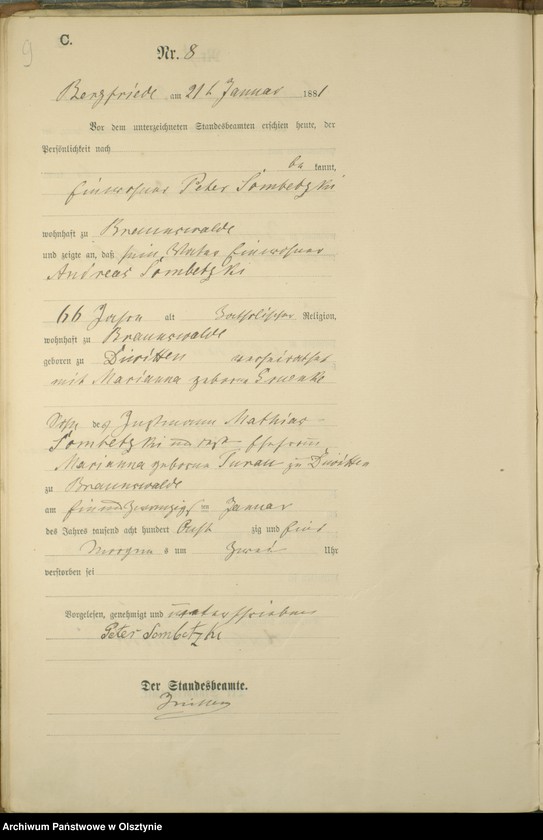 image.from.unit.number "Sterbe-Haupt-Register Nr 1 - 70"