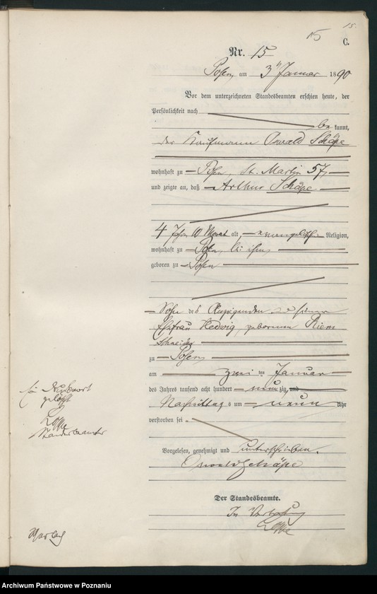 Obraz 18 z jednostki "Księga zgonów t. I"