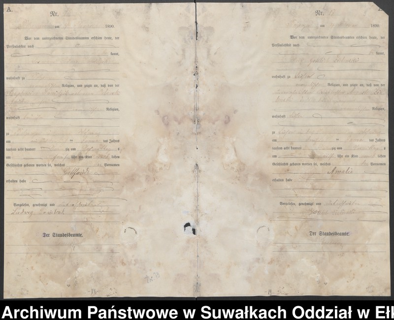 image.from.unit.number "[Geburts-Haupt-Register des Königlichen Preussischen Standes-Amtes Belzonzen Kreis Johannisburg]"