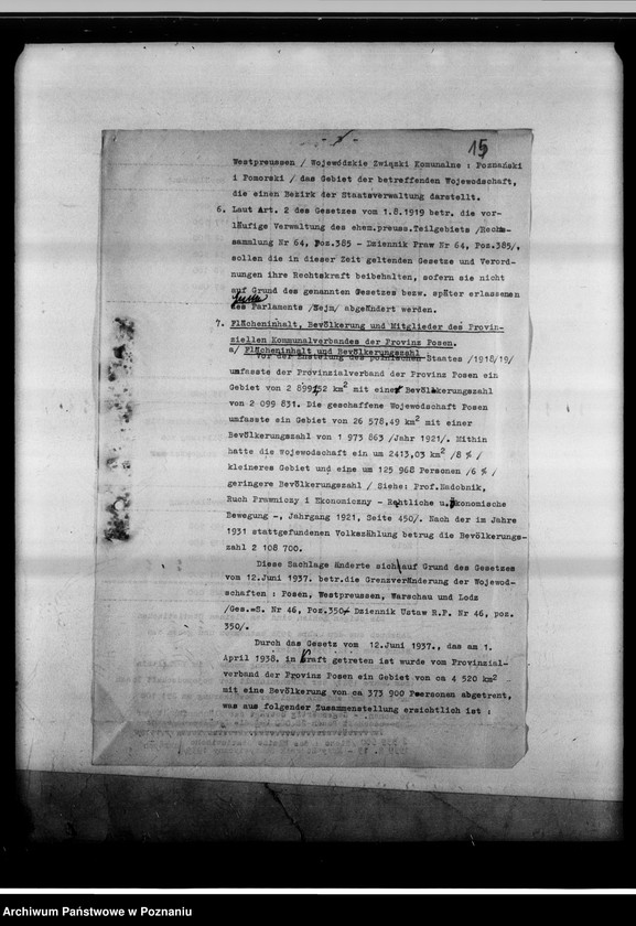 Obraz 19 z jednostki "Rechtsentwiklung bisher polnischer Einrichtungen."