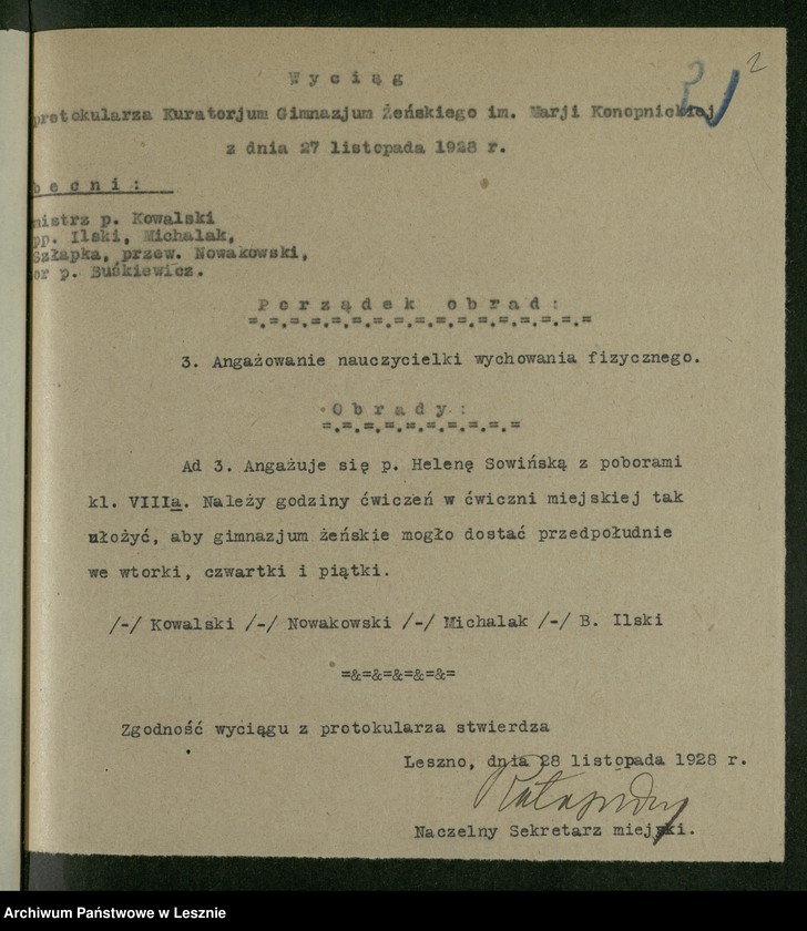 Obraz 4 z jednostki "[Sowińska Helena - akta osobowe]"