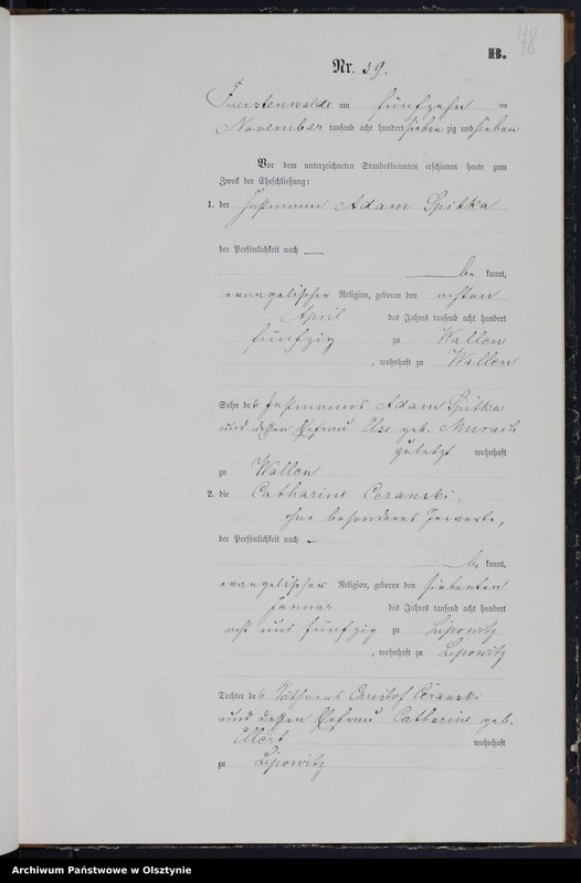 image.from.team "Urząd Stanu Cywilnego w Księżym Lasku pow. szczycieński"