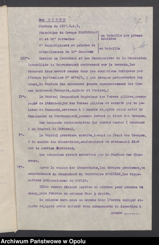 image.from.unit.number "Sorties /Korespondencja własna wychodząca, pisma, zarządzenia, sprawozdania/ 10.07. -28.10.1920"