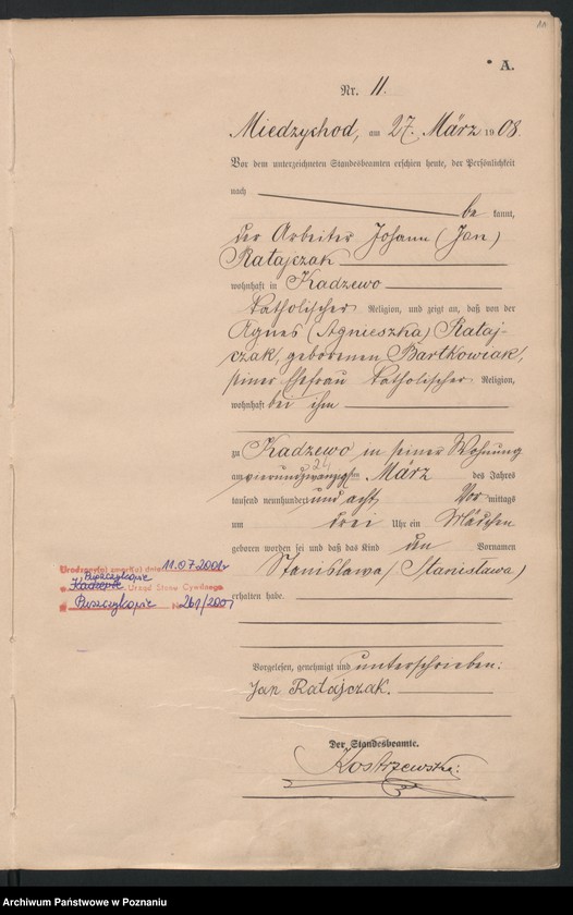 Obraz 14 z jednostki "Geburts-Haupt-Register"