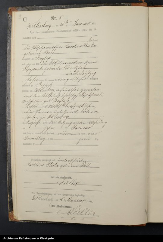 image.from.unit.number "Sterbe-Neben-Register Nr 1 - 169"