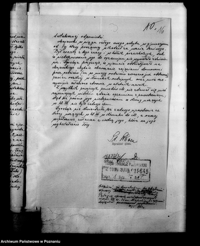 Obraz 20 z jednostki "Miejskie Gimnazjum imienia Janka z Czarnkowa- Czarnków"