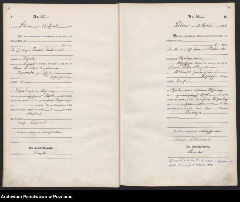 Obraz 20 z jednostki "Geburts-Hauptregister"