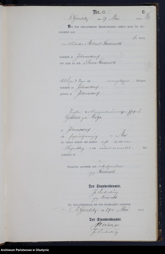 image.from.unit.number "Sterbe-Neben-Register Nr 1 - 42"