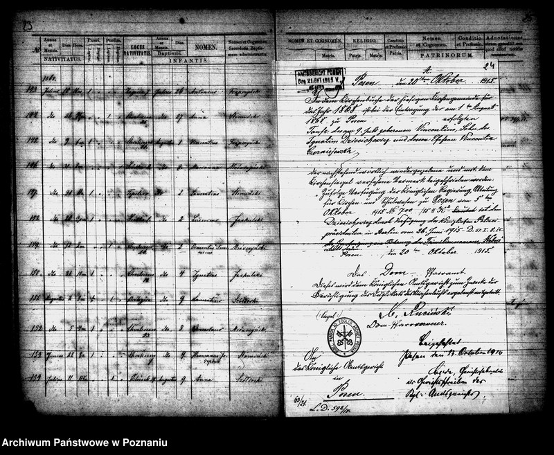 Obraz 13 z jednostki "Księga urodzeń"