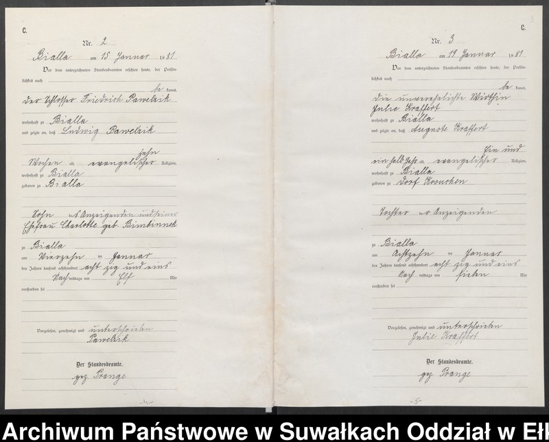 image.from.unit.number "[Sterbe-Haupt-Register des Königlich Preussischen Standes-Amtes Bialla Kreis Johannisburg]"