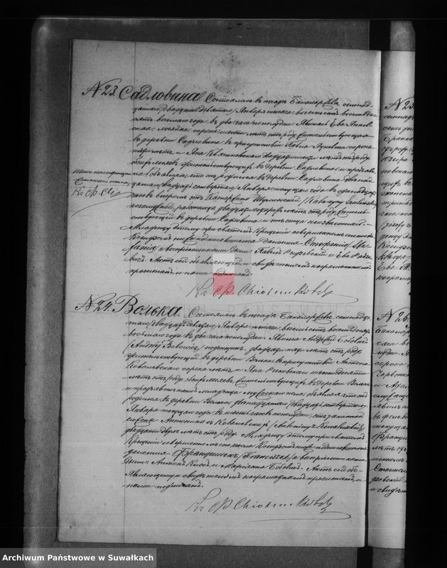 Obraz 16 z jednostki "Duplikat Bakalarževskogo Rim. Kat. prichoda Uroždennych, Brakosočetavšich i Umeršich s 1888 g."