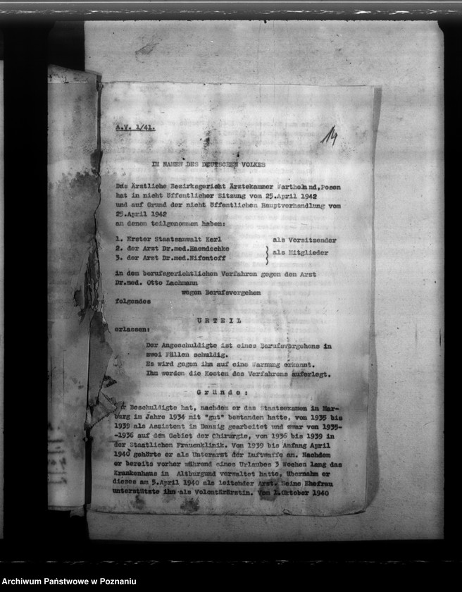 Obraz 20 z jednostki "Notdienstverpflichtung der Ärzte"