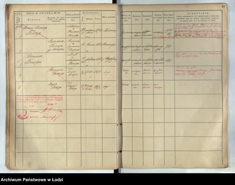 image.from.unit.number "[Księga ludności stałej m. Łodzi guberni piotrkowskiej - Dzielnicy Stara Wieś nr domu 19-28]"