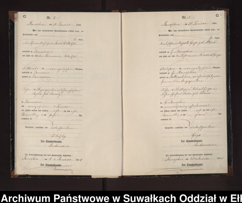 image.from.unit.number "Sterbe-Neben-Register des Preussischen Standes-Amtes Gr. Konopken Kreis Loetzen"