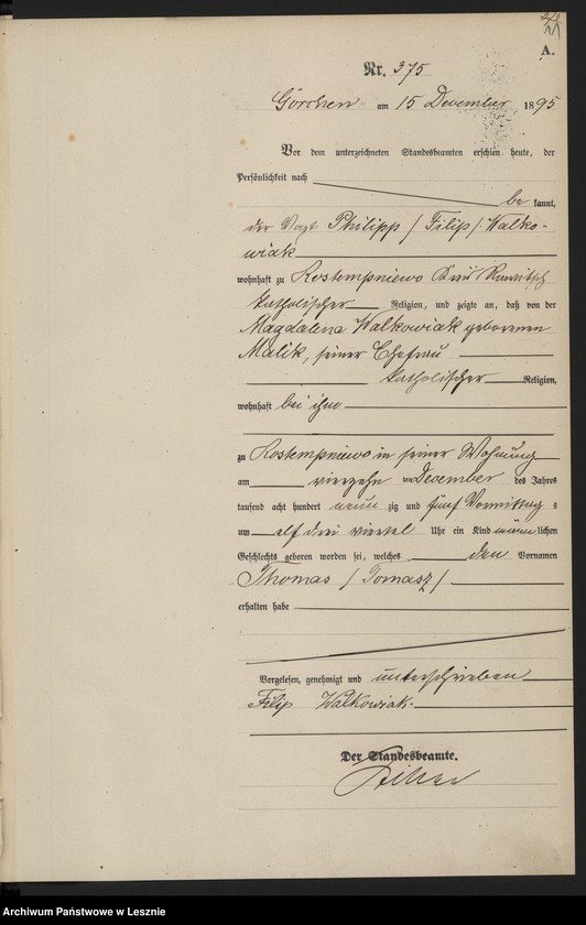 Obraz 14 z jednostki "[Księga urodzeń]"