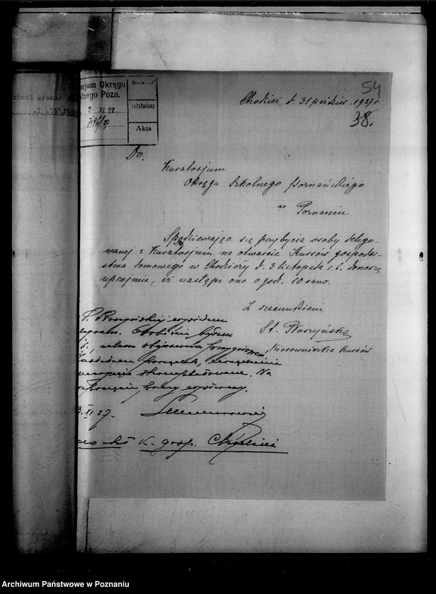 image.from.unit.number "Kursy gospodarstwa domowego Stowarzyszenia Kobiet pracujących - Chodzież"