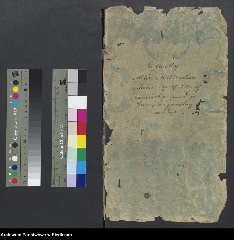 Obraz 2 z jednostki "Dowody do akt małżeństw"